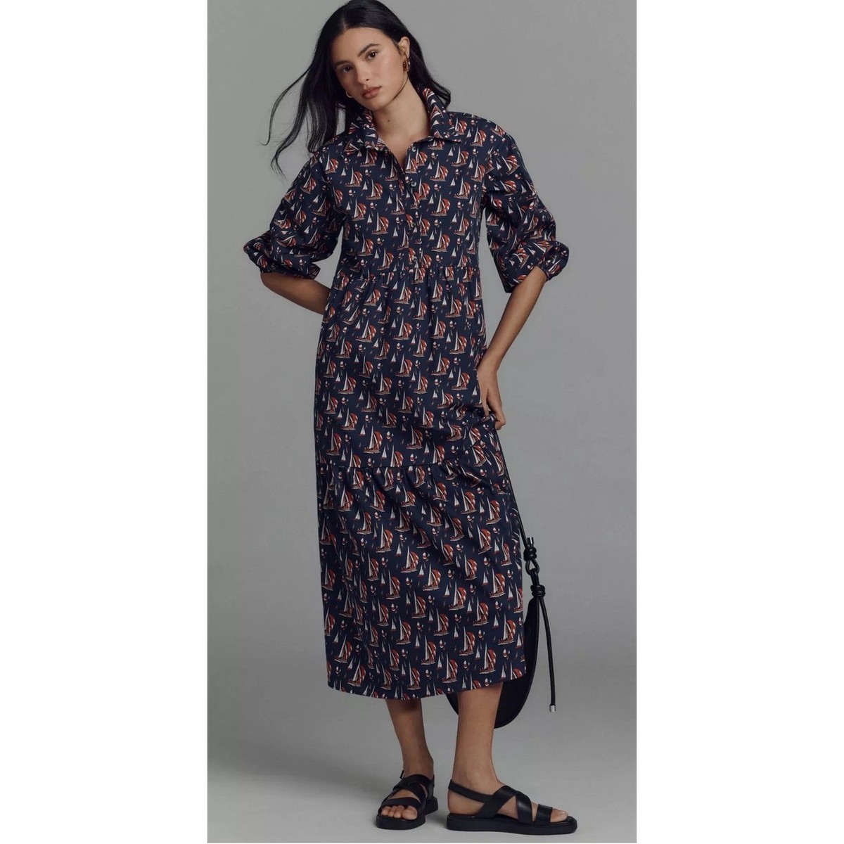 asymmetric floral midi dress Levina Asymmetric Floral Ruffle Maxi Dress