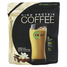 2 X Chike Nutrition, High Protein Iced Coffee, Vanilla, 14.6 oz (413 g)