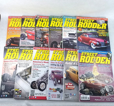 STREET RODDER Magazine Lot of 12 - 2000s issues - 2010, 2011, 2012