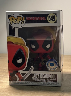 Funko Pop! Vinyl Marvel Lady Deadpool #549 Bobblehead Pop in a Box Exclusive