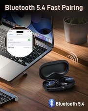 Open-Ear Wireless Earbuds   45H Playtime, AI Clear Calls, IPX5 Sport