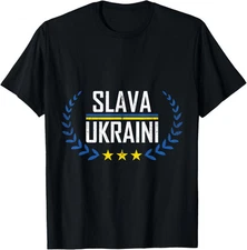 Slava Ukraini Ukraine Ukrainian Flag Support Ukraine  Unisex T-Shirt