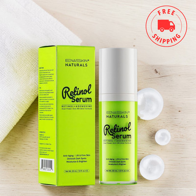 Anti-Wrinkle Retinol Serum for Face: Anti Aging Firming Skin Treatment with Hyal