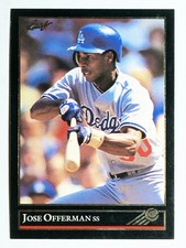1992 Leaf Black Gold #322 Jose Offerman