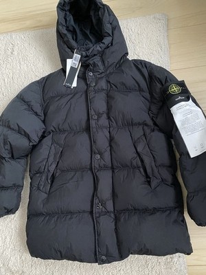Daunenjacke von Stone Island. Neu mit Etiketten Gr. M Farbe Schwarz mit Etikett