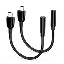 Samsung USB Type C to 3.5mm Headphone Jack Adapter for 7.1 inches, Black