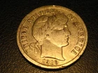 1910-D 90% Silver Barber Dime VG