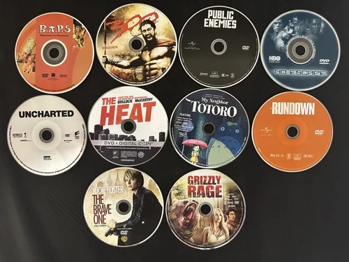 Lot Of 20 Random Movies Disc Only On DVD