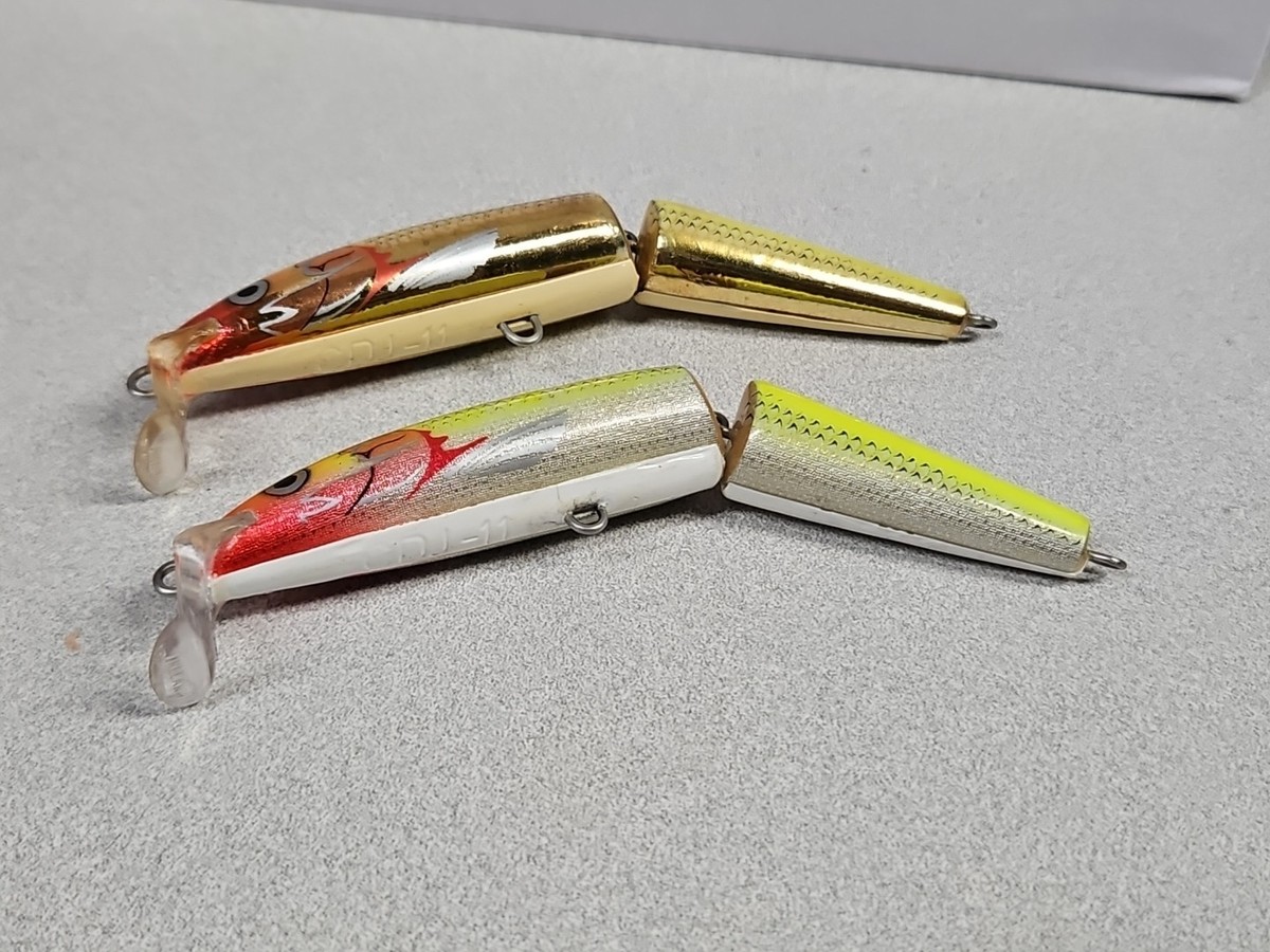 2) Rapala JOINTED COUNTDOWN CDJ-11Clown CLNSilver Plated