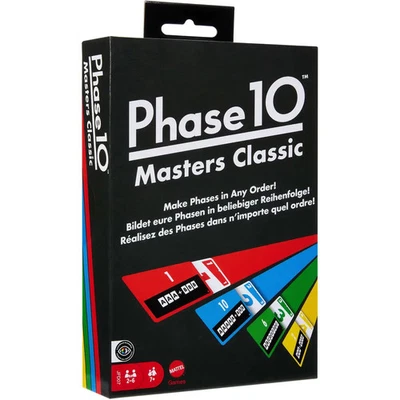 Phase 10 Masters Classic Kartenspiel, an Rommé angelehntes Familienspiel für 2 b - Bild 1 von 4