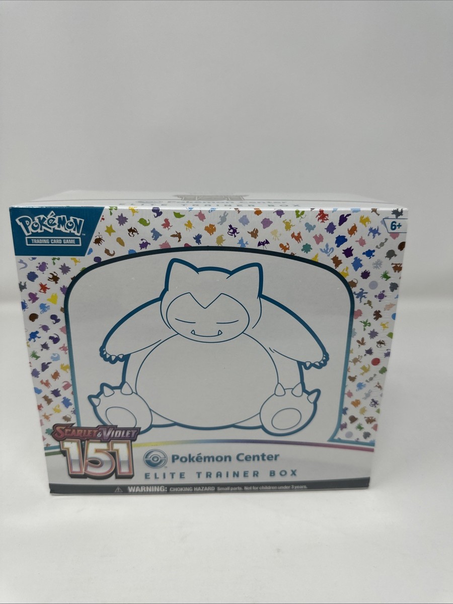 151 Pokemon Center ETB Elite Trainer Box Factory Sealed With