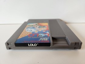 Adventures of LoLo Nintendo NES solo cartuccia testata autentica 1989