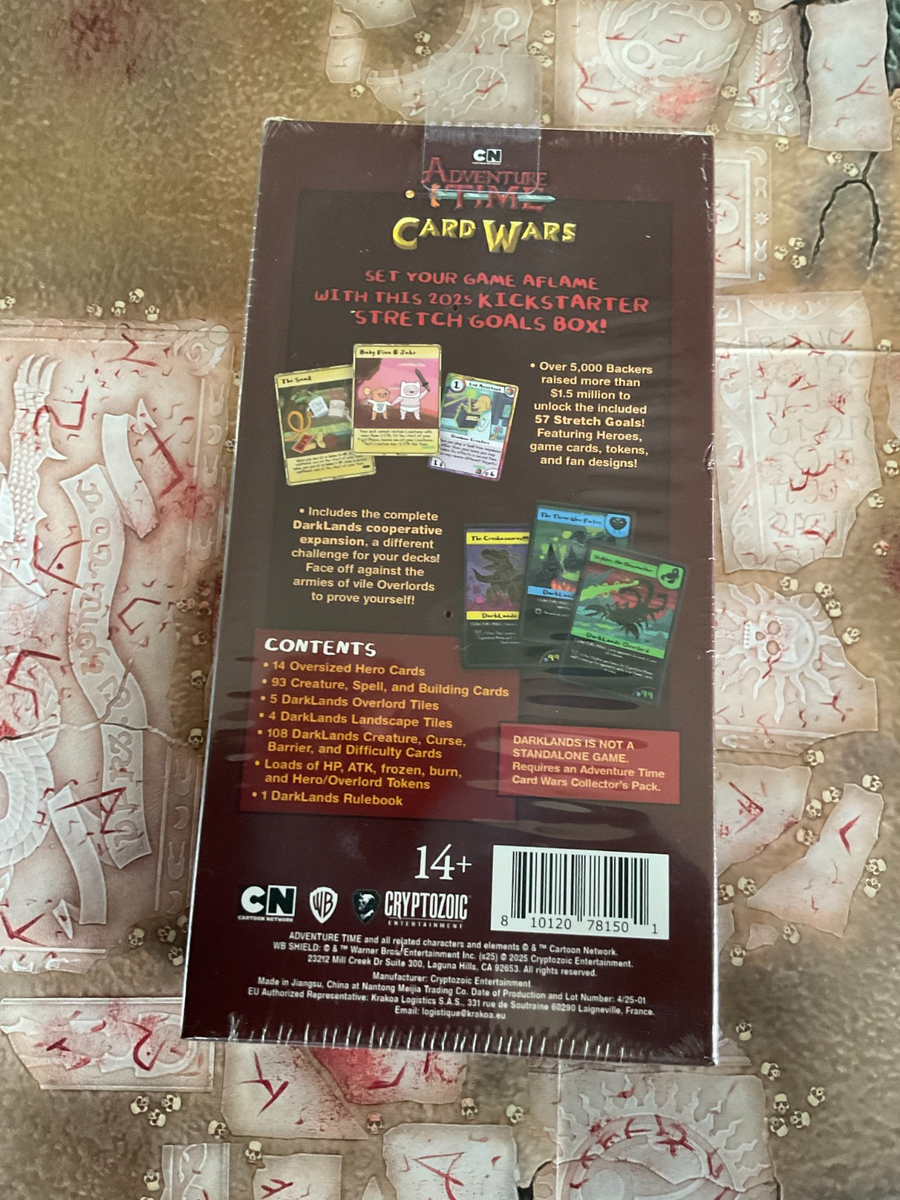 Cryptozoic Kickstarter Adventure Time Card Wars 2025 Stretch Goals