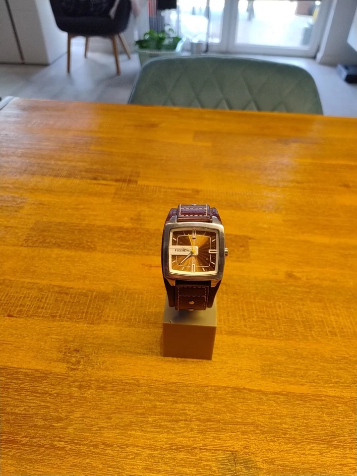 Fossil Uhr Vintage Retro, Herren, JR9990, neue Batterien, Lederband,  - Bild 2 von 4