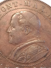 PONTIFICAL STATE. ROME . 2 SOLDI 1866 PIUS IX. BEAUTIFUL COIN. 015