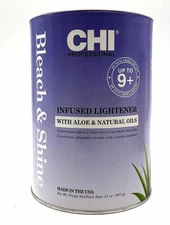CHI Bleach & Shine 9+ Infused Lightener With Aloe & Natural Oils 32 oz