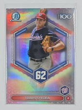 2026 Bowman Chrome Travis Sykora Top 100 Refractor Nationals