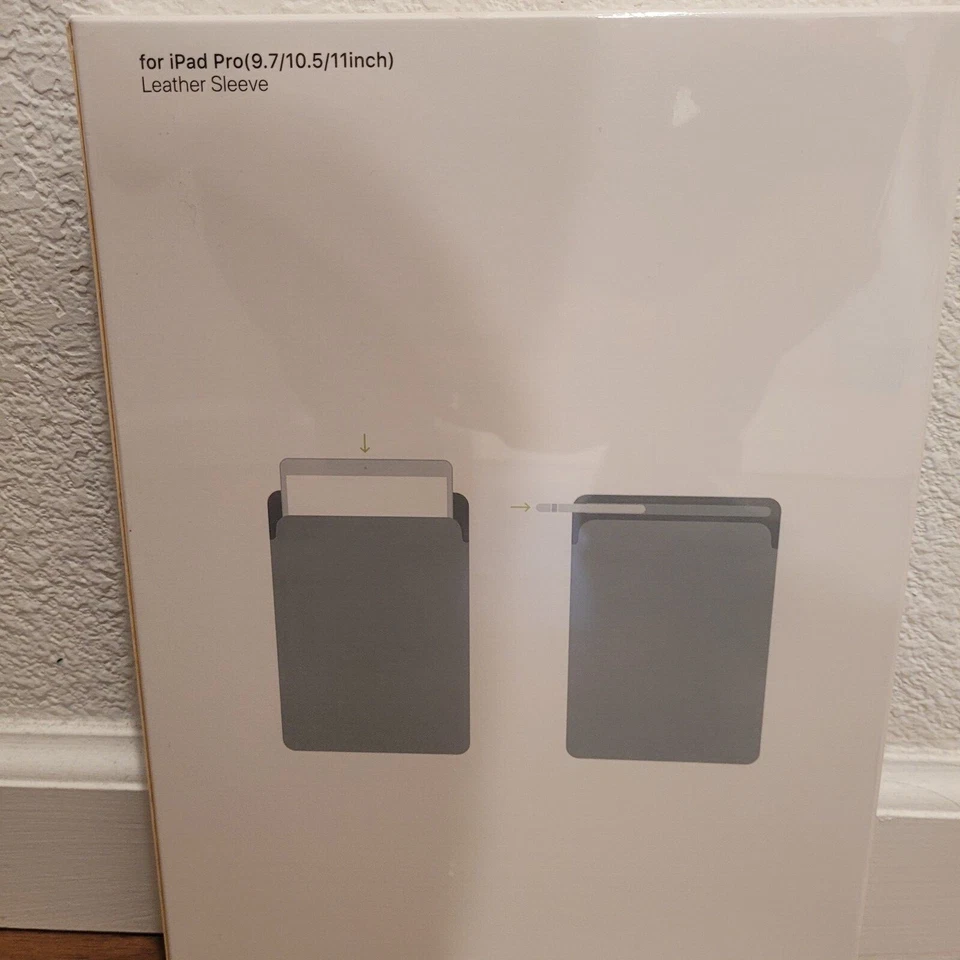 Leather Sleeve Case for iPad Pro 10.5" & Air 3 - Saddle Brown - Image 2 of 3