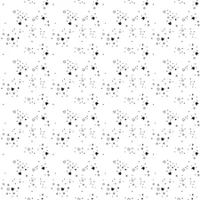 Feline Drive Fabric KITTY LITTER Tiny Cats Confetti Coal Fat Quarter (18x22") FQ