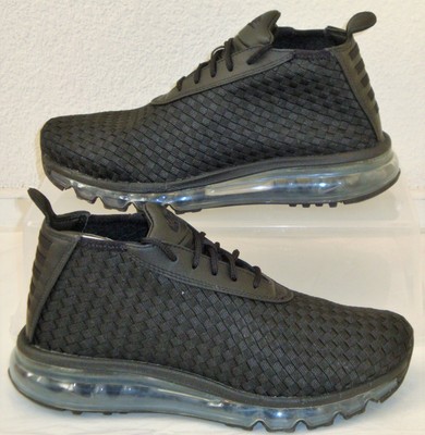 nike air max woven boot black