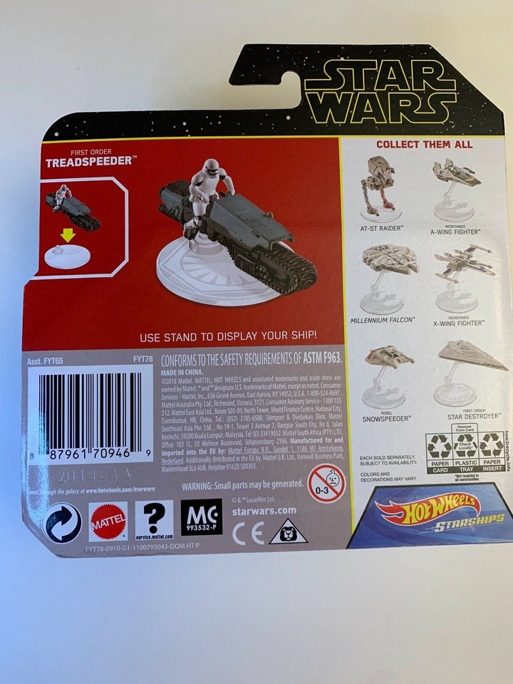 STAR WARS SHIPS PLANETA DE AGOSTINI. FIRST ORDER TREADSPEEDER. WITH BOX STAR WARS SHIPS PLANETA DE AGOSTINI. FIRST ORDER TREADSPEEDER. WITH BOX