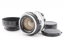 🚀🎁6 Blade《MINT w/Lens Hood/Cap》Nikon Nikkor-S Auto 50mm F/1.4 Lens From JAPAN✈