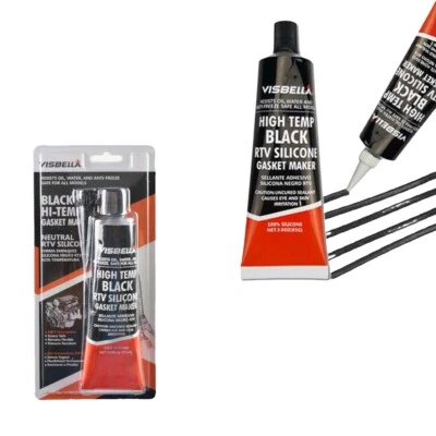 SC0 PASTA NERA SIGILLANTE SILICONE NERO ALTA TEMPERATURA RTV AUTO GUARNIZIONI MOTO