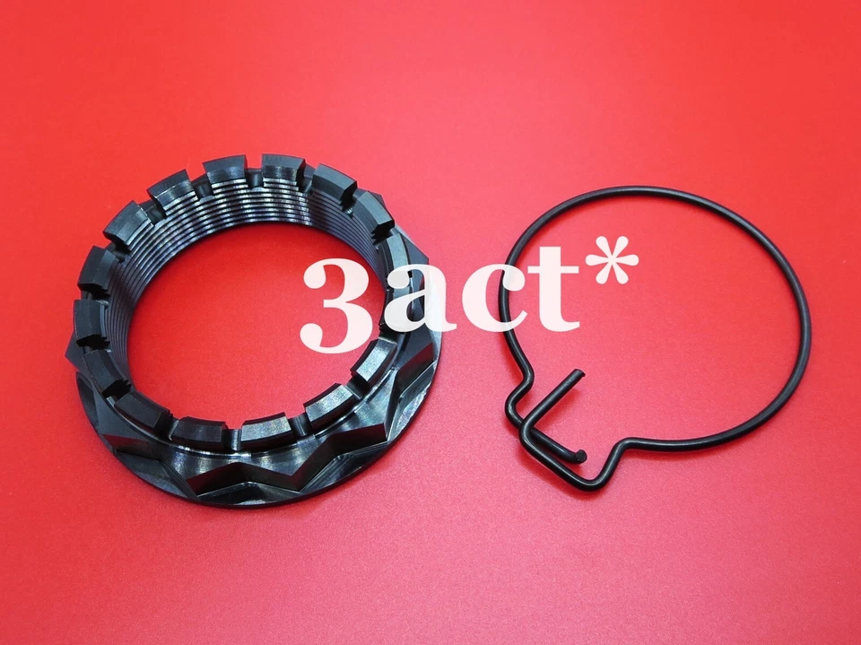 M48 Titanium Rear Wheel Axle Flanged Nut & Spring DUCATI Panigale V4, XDiavel S - Image 2 of 2