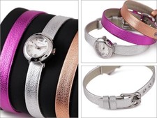 Marc Jacobs Mbm9403 Mini Leather Interchangeable Women Watch Gift Set NWT