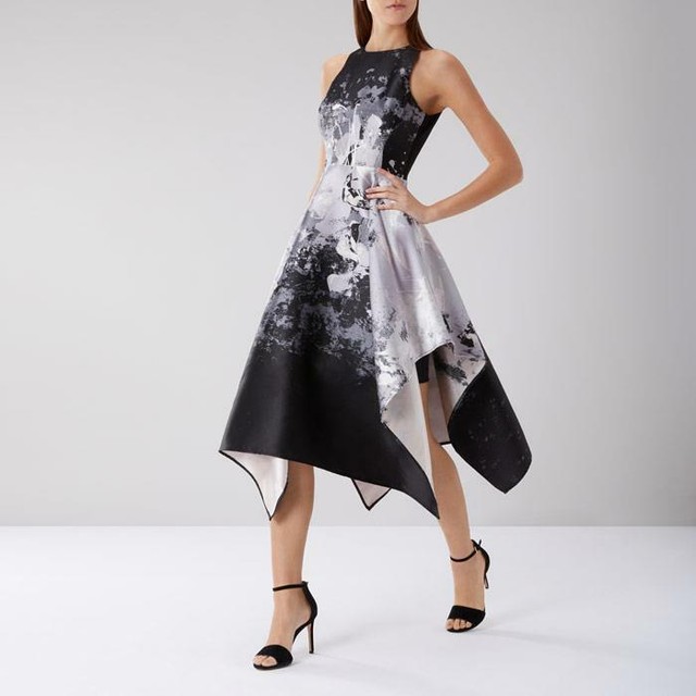 coast emele jacquard dress