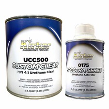 1 Qt Kirker Custom Clear High Solids 41 Urethane Clearcoat Ucc500 W Activator