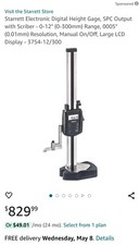 Starrett 12 Inch Digital Height Gage Brand New Tool