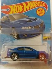2006 Pontiac GTO Hot Wheels with Protective Case - Blue