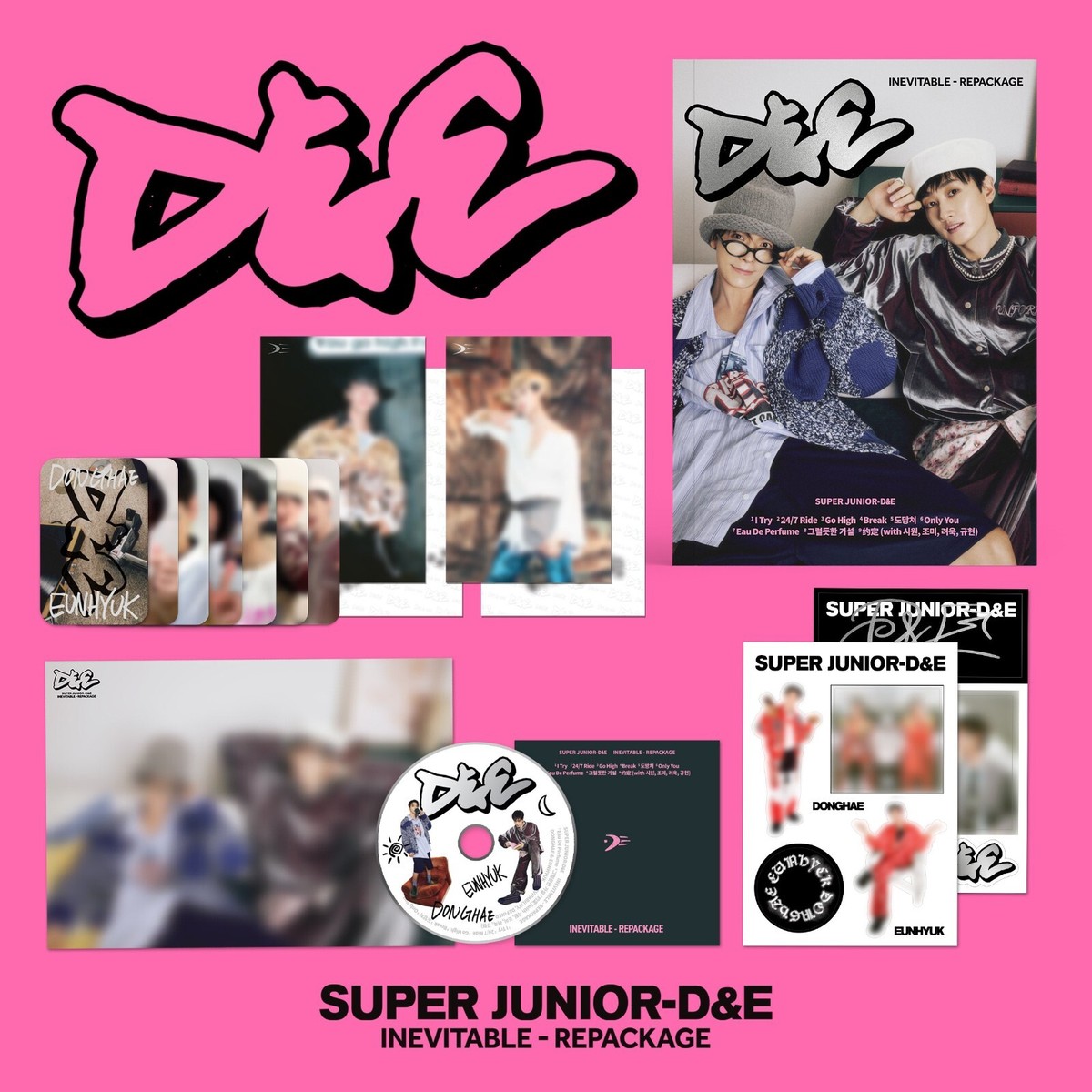 SUPER JUNIOR D&E 6th Mini Repackage Album [INEVITABLE] CD+P.Book+P