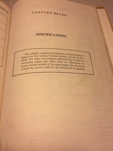 Vintage Motorcycle Repair Manual Troubleshooting Specifications Very Rare!!!!!!! - Picture 5 of 12
