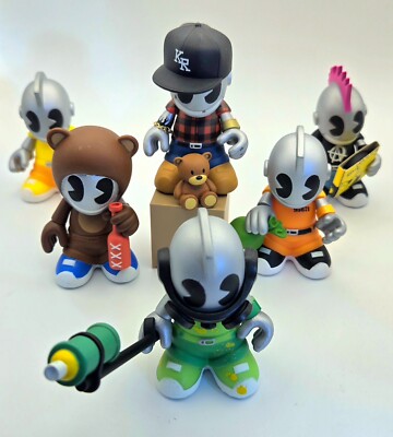 Kidrobot Bots Mini Series with Accessories INCLUDES HTF figure