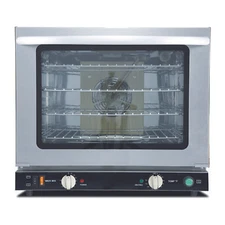 Omcan USA 44519 Single-Deck Half-Size Electric Convection Oven w/ Manual Cont...