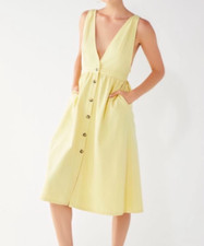 Urban Outfitters Button Down Denim Midi Dress - Size Small - EUC