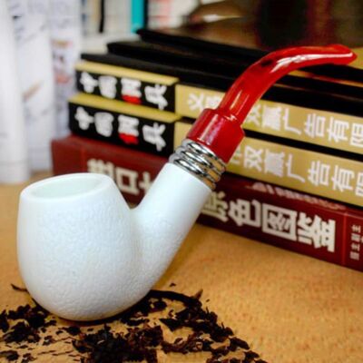 Resin Detachable Curved  Pipe Vintage Style Cyclic Filter  Accessory