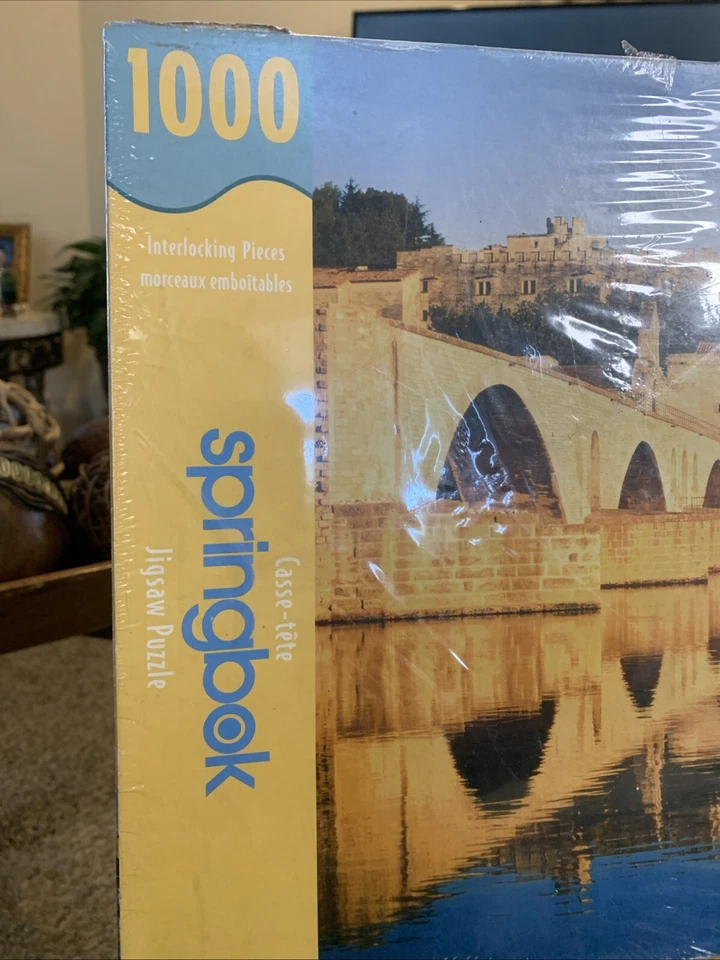 Springbok Castle River Reflection 1000 Piece Jigsaw Puzzle Vintage Sealed 🧩 - Image 2 of 4