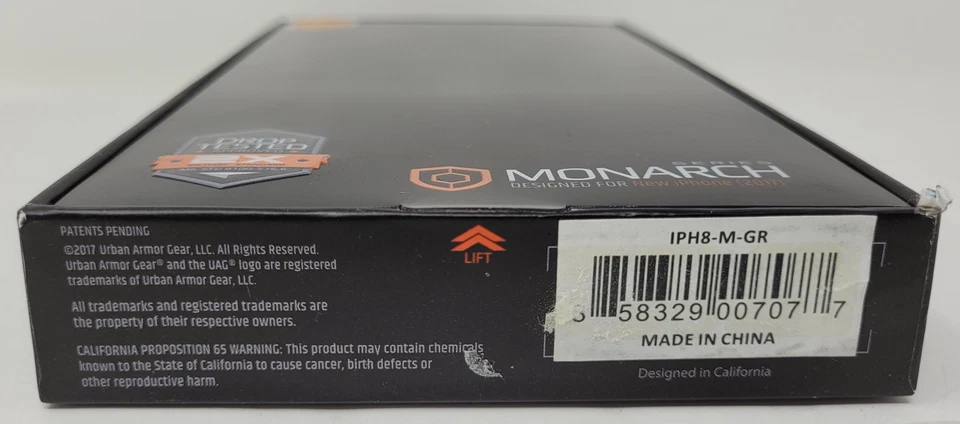 UAG Monarch 系列保护壳 适用于 iPhone X (5.8) - 石墨 灰色 — 第 3/3 张图片