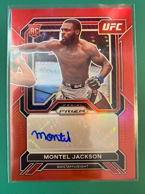 2023 Prizm #SA-MJK Montel Jackson Red Refactor 59/99 | AUTO | RC (Rookie)