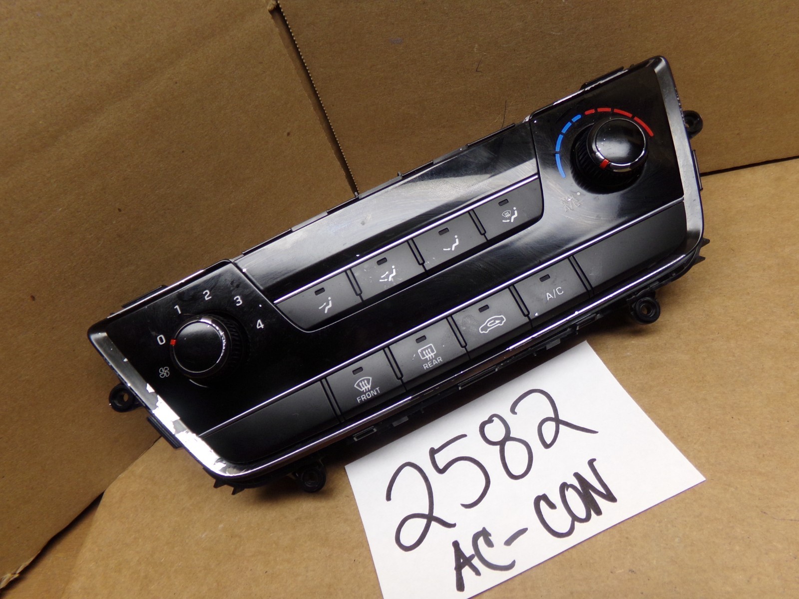 2015 2016 Hyundai Sonata AC and Heater Control Used Stock #2582-AC 