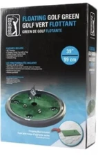 PGA Tour Floating Golf Green Pool Backyard Swimming Floating Golf Game Set 39in