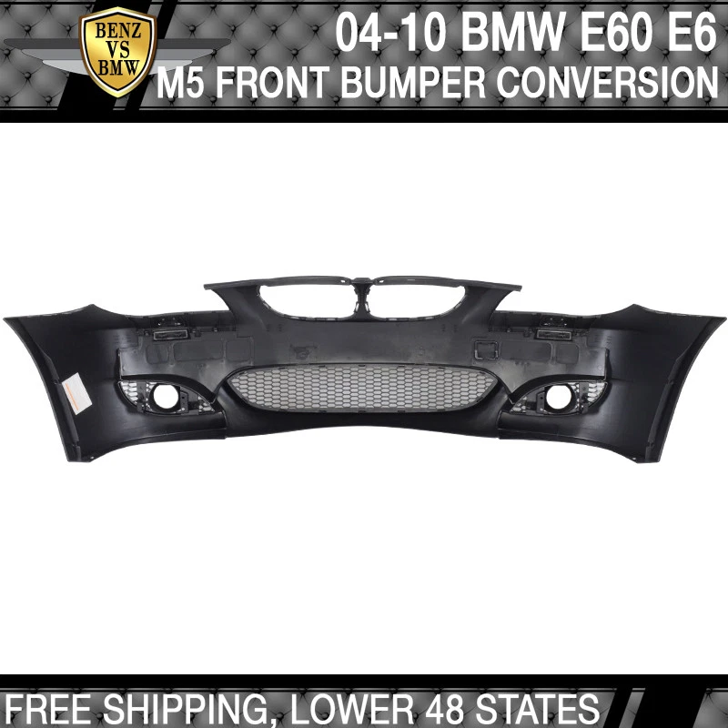 Cubierta antiniebla conversión parachoques delantero estilo BMW E60 E61 M5 04-10 - PP Foto 2 de 4