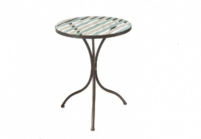 Linoows Blumentisch Aus Gusseisen – Nostalgie-Gartentisch Im Gründerzeit-Stil, Höhe 72 Cm