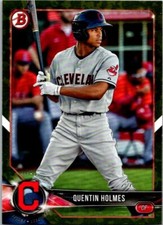 2018 Bowman Prospects Camo (retail) BP88 Quentin Holmes - Cleveland Indians