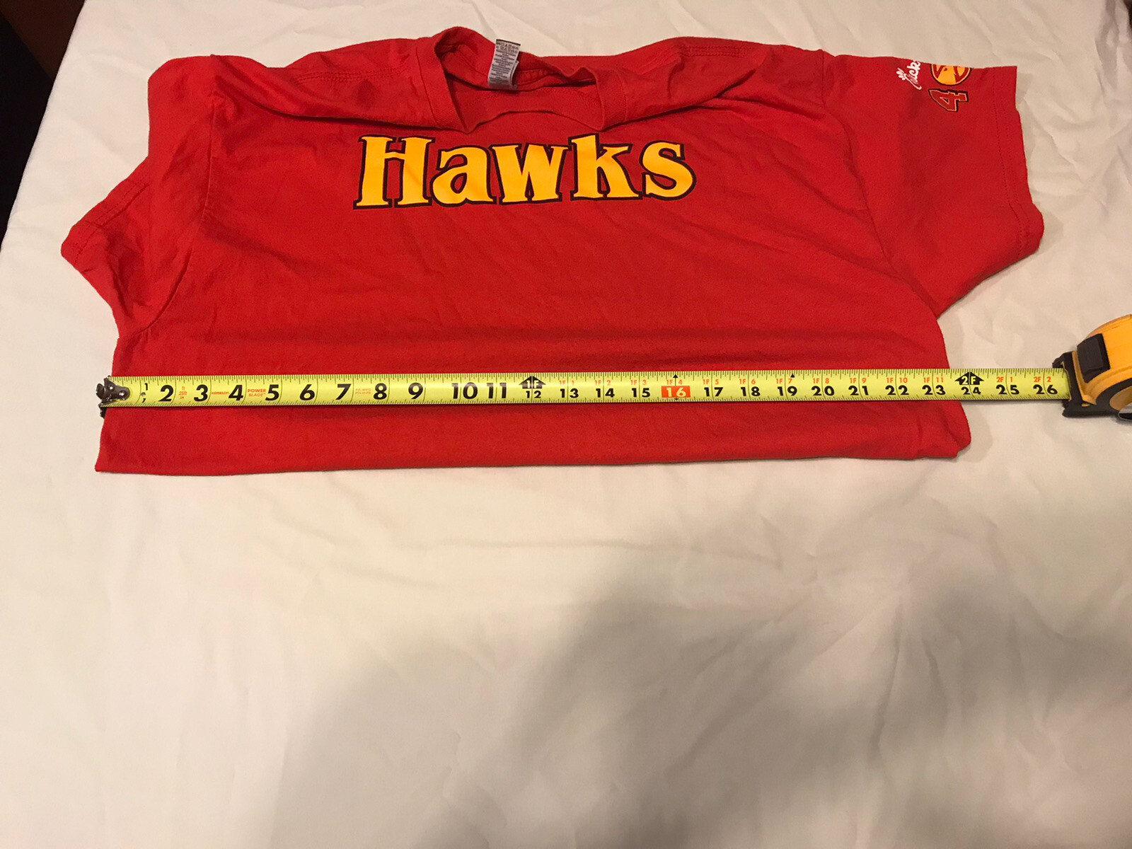 Atlanta Hawks Chik-Fil-A Men’s T-shirt XL Red Cotton - Athletic Cut