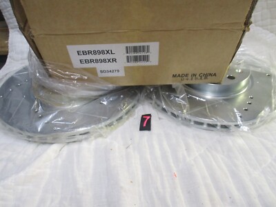 Power Stop Cross Drilled Slotted Rotors EBR898XL EBR898XR VW