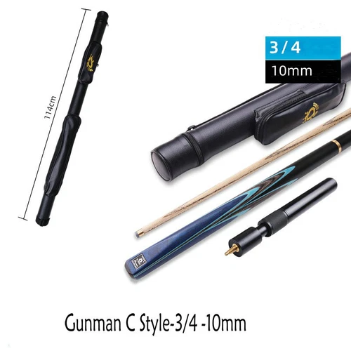 OMIN 57”New GunmanWhiteAsh SnookerBilliard PoolCues Durable 9.5mm/10mmSetNEW! - Picture 13 of 18